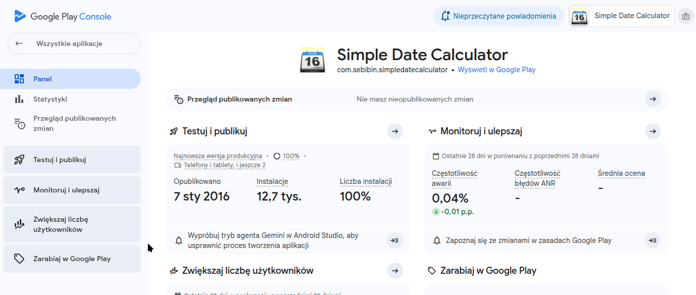 Android Simple Date Calculator
